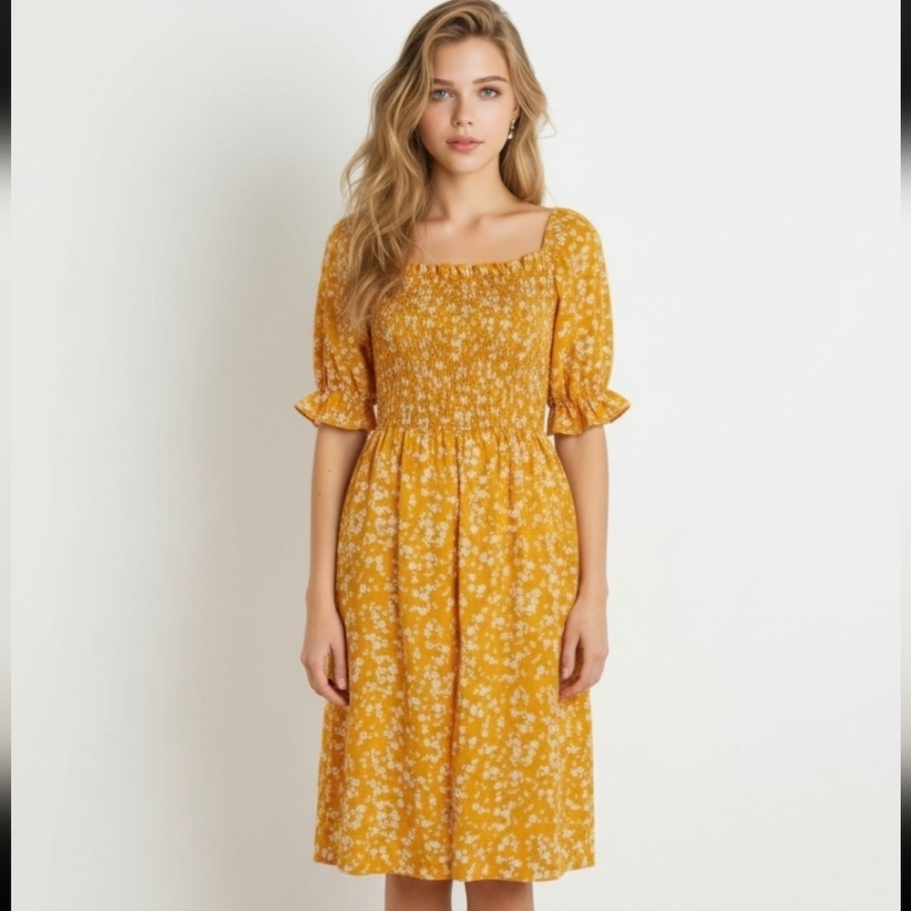 Shein floral print dress size 2